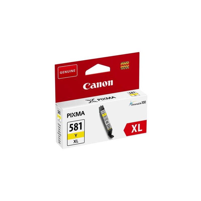 Tusz Canon CLI-581Y XL do PixmaTR7550/TR8550/TS6150 | 8,3ml | yellow