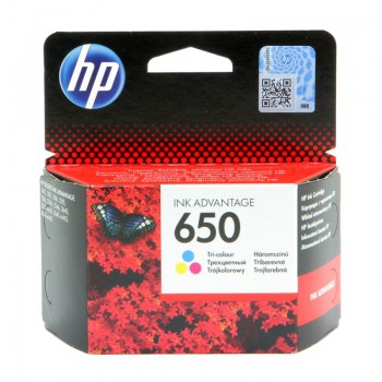 Tusz HP 650 do Deskjet 1015/1515/2515/3515/3545/4645 | 200 str. | CMY