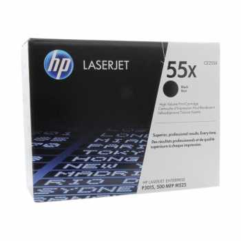 Toner HP 55X do LaserJet P3015, M525 | 12 500 str. | black